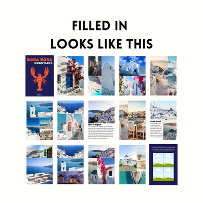 Coffee Table Album Customizable Templates