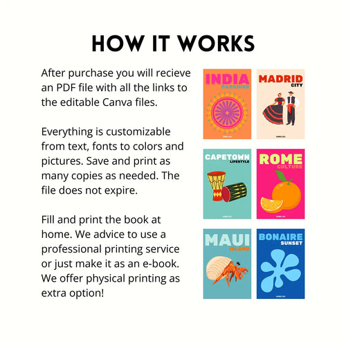 Coffee Table Album Customizable Templates