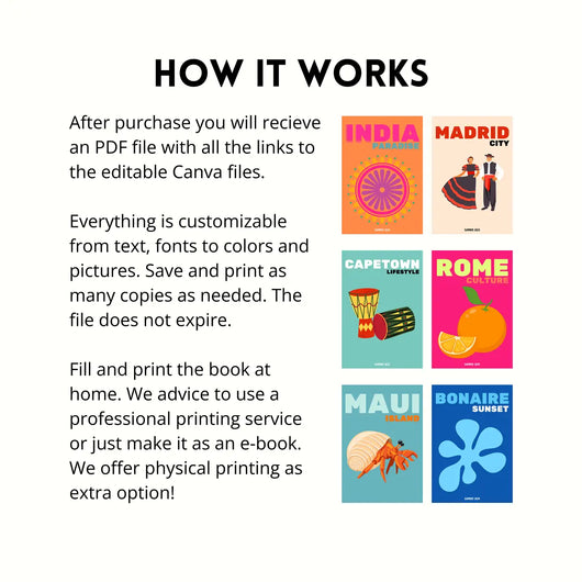 Coffee Table Album Customizable Templates