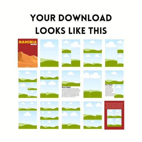 Coffee Table Album Customizable Templates